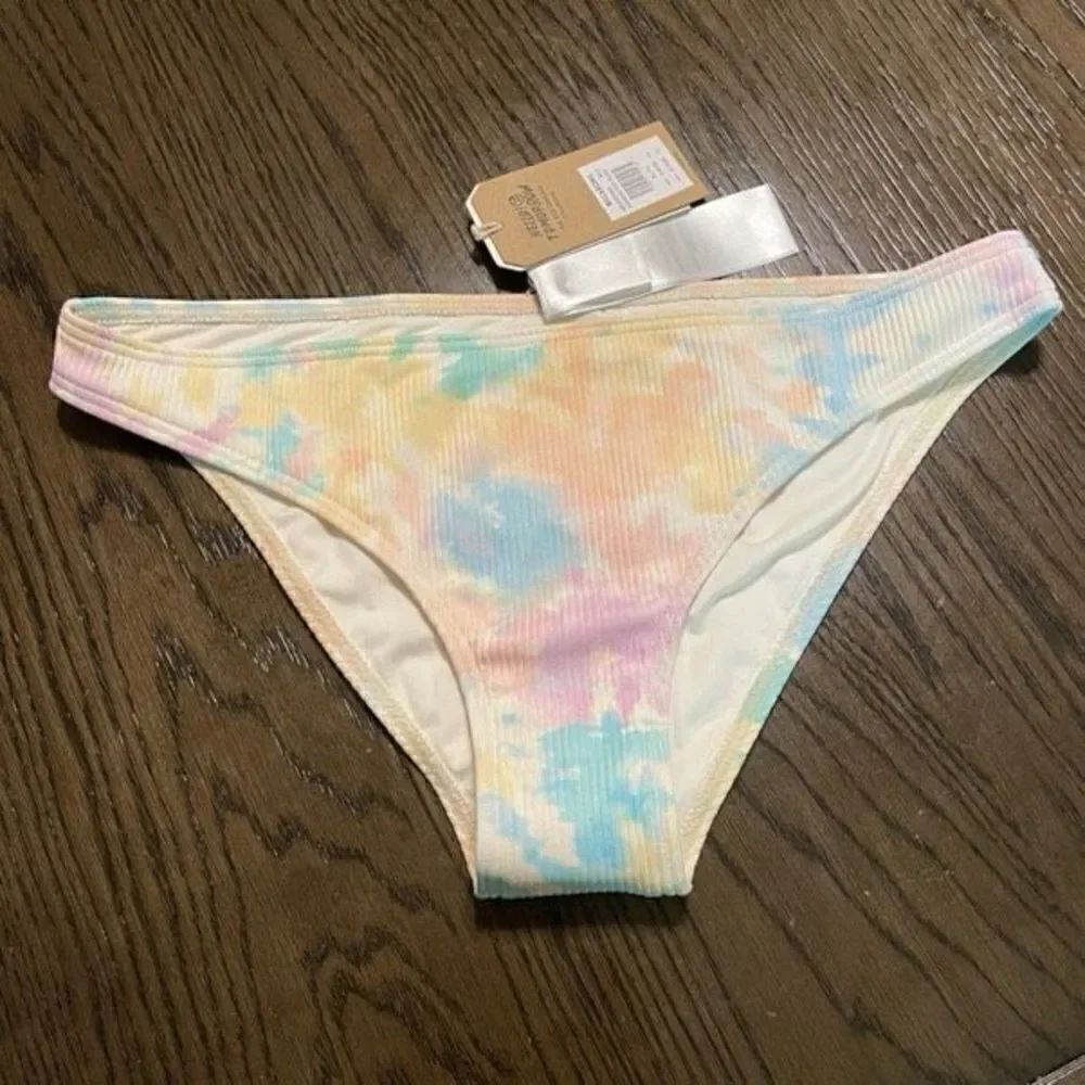 Billabong rainbow tide tropic low rise tie dye bikini bottoms XL NWT